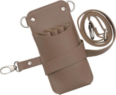 Dp Torino 004 Scissor Grayish Brown with Silver Holds 4 Made In Japan by a Specialist In Scissor Ideal for Hairdressers and No. Case, Hardware,