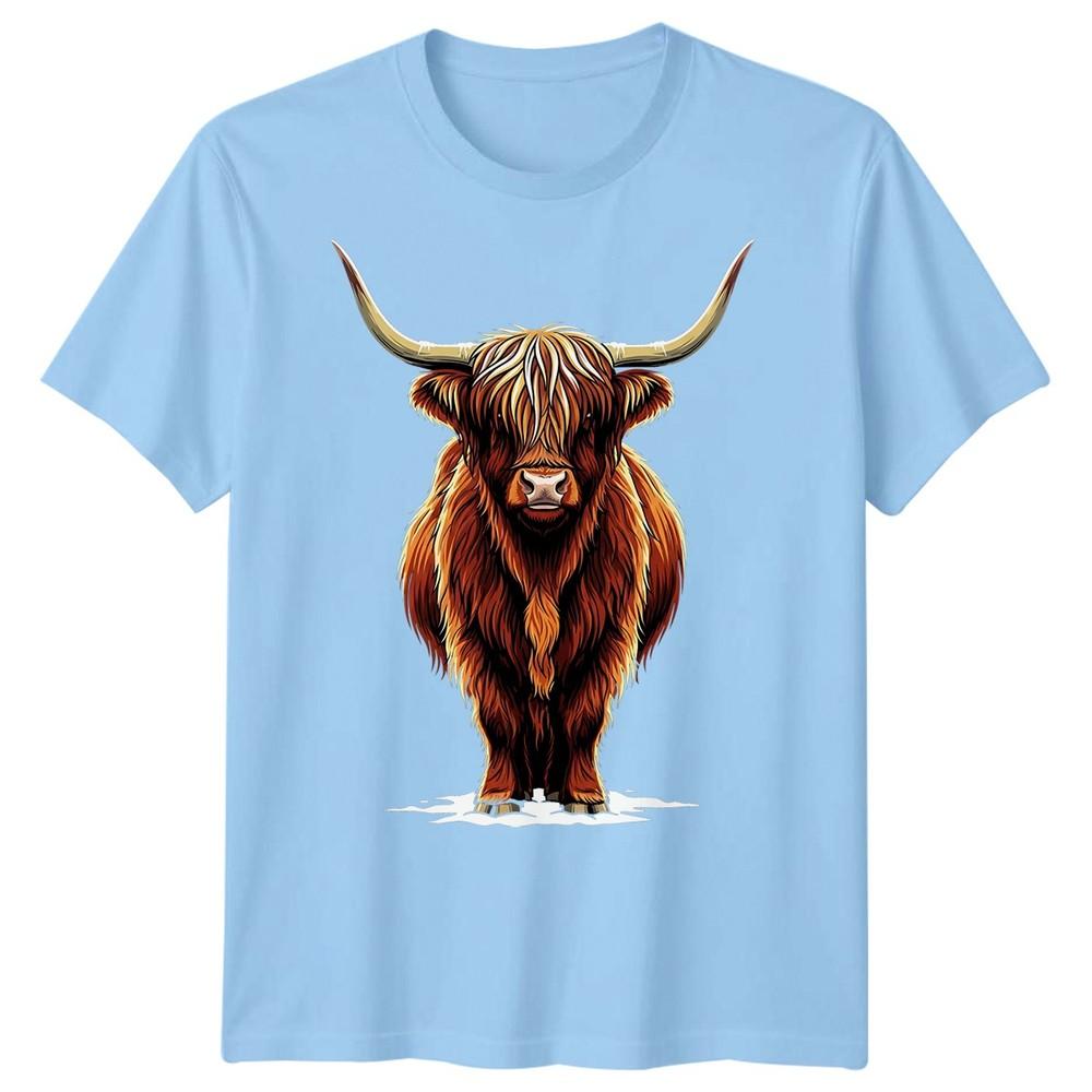 Highland Cow Highland Cattle Animals Unisexs TShirt Scottish Farm Animal S