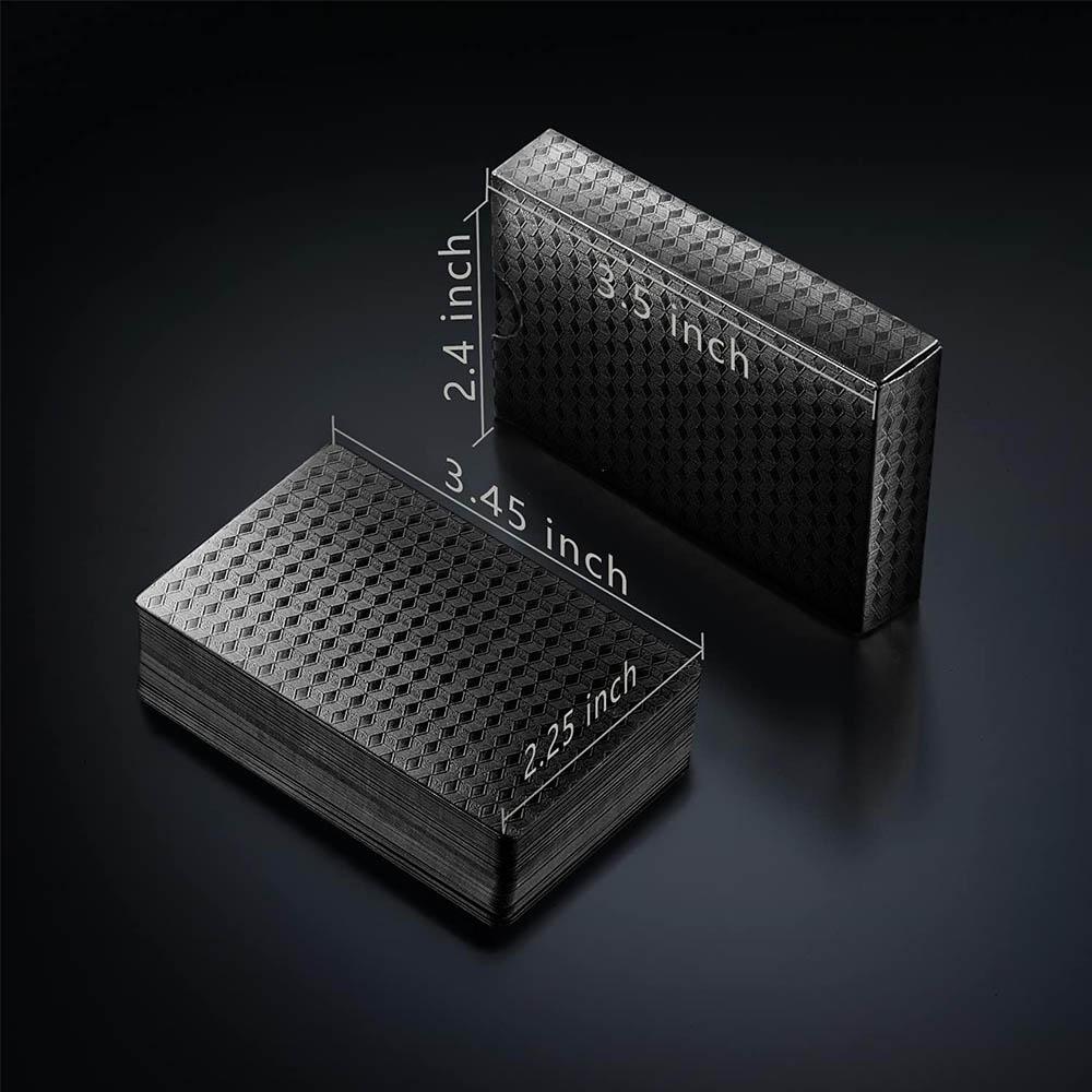 Playing Cards Waterproof Gold Plastic Poker Cards Novelty Poker Game Tools for Board Game Family Party Outdoor Entertainment