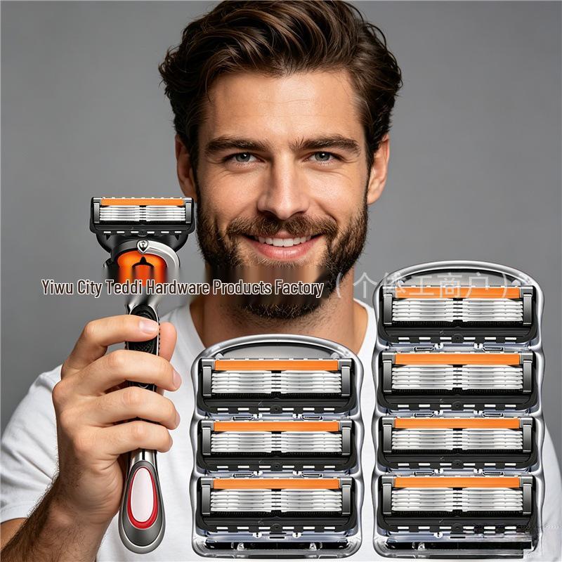 German-Quality 5-Layer Men's Manual Shaver