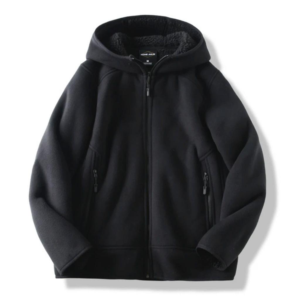 Men And Women With The Same Chunky Warm Hooded Sweater Casual Casual All Loose Windproof Jacket