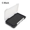 Transparent Jewelry Storage Box Portable Sponge Pad Dust-Proof Storage Box Earring Ring Jewelry Organizer