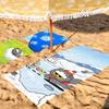 Cloud Cat Z-ZOA Beach Towel For Beaches Yoga Studios Gyms Hot Springs Swimming Pools And Picnics