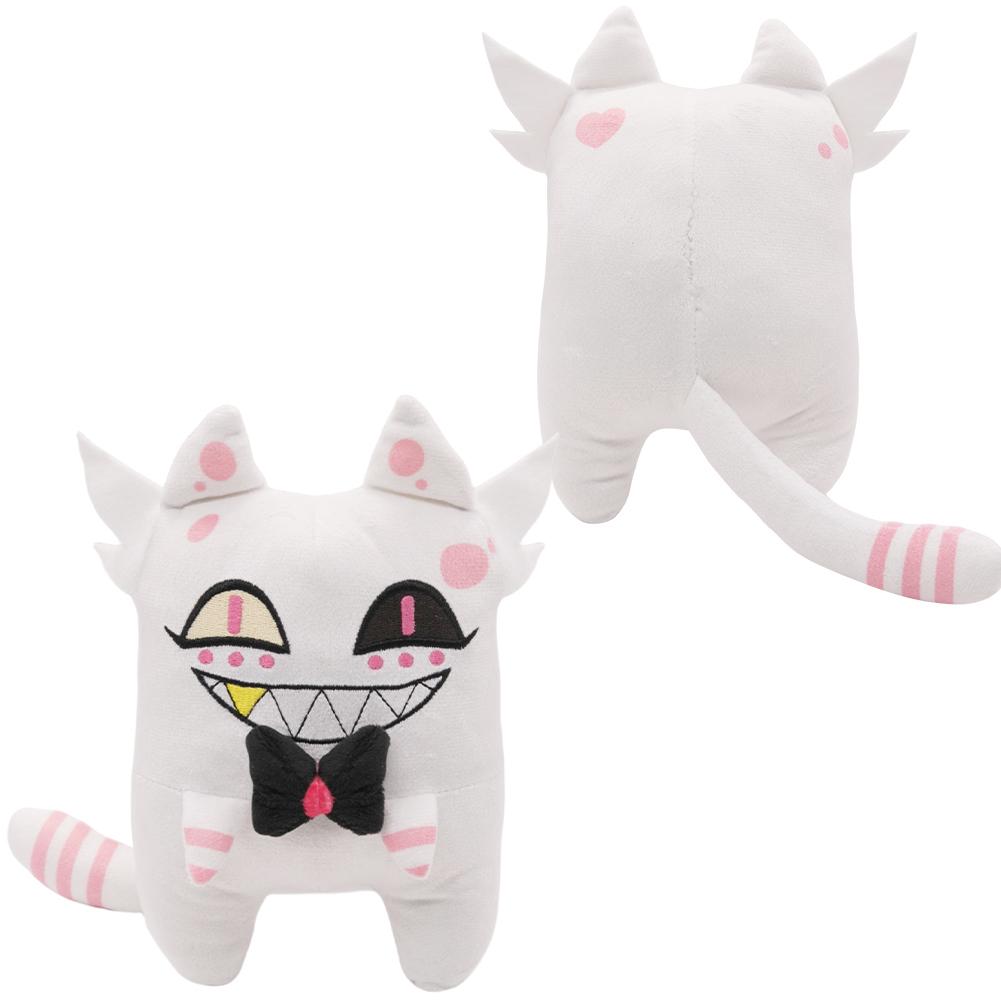 Cursed Cat Alastor Cosplay Plush Angel Dust Husk Lucifer Fat Nuggets Plushies Cartoon Hotel Fantasy Birthday Gifts Mascot Props