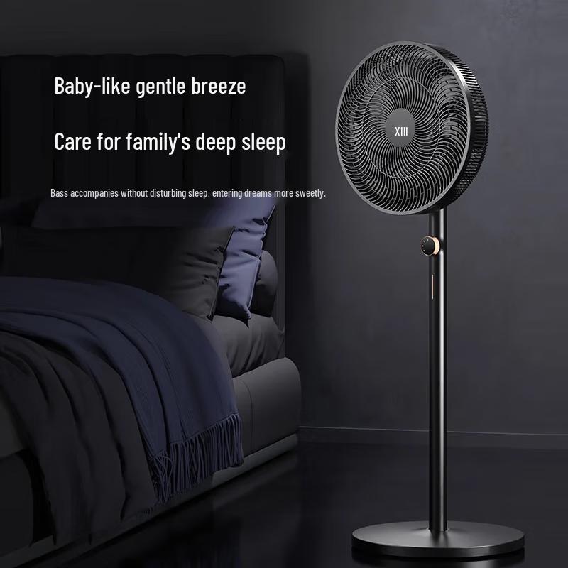 Ceerea 7-Blade Quiet Oscillating Pedestal & Desk Fan CN plug (adapter included)