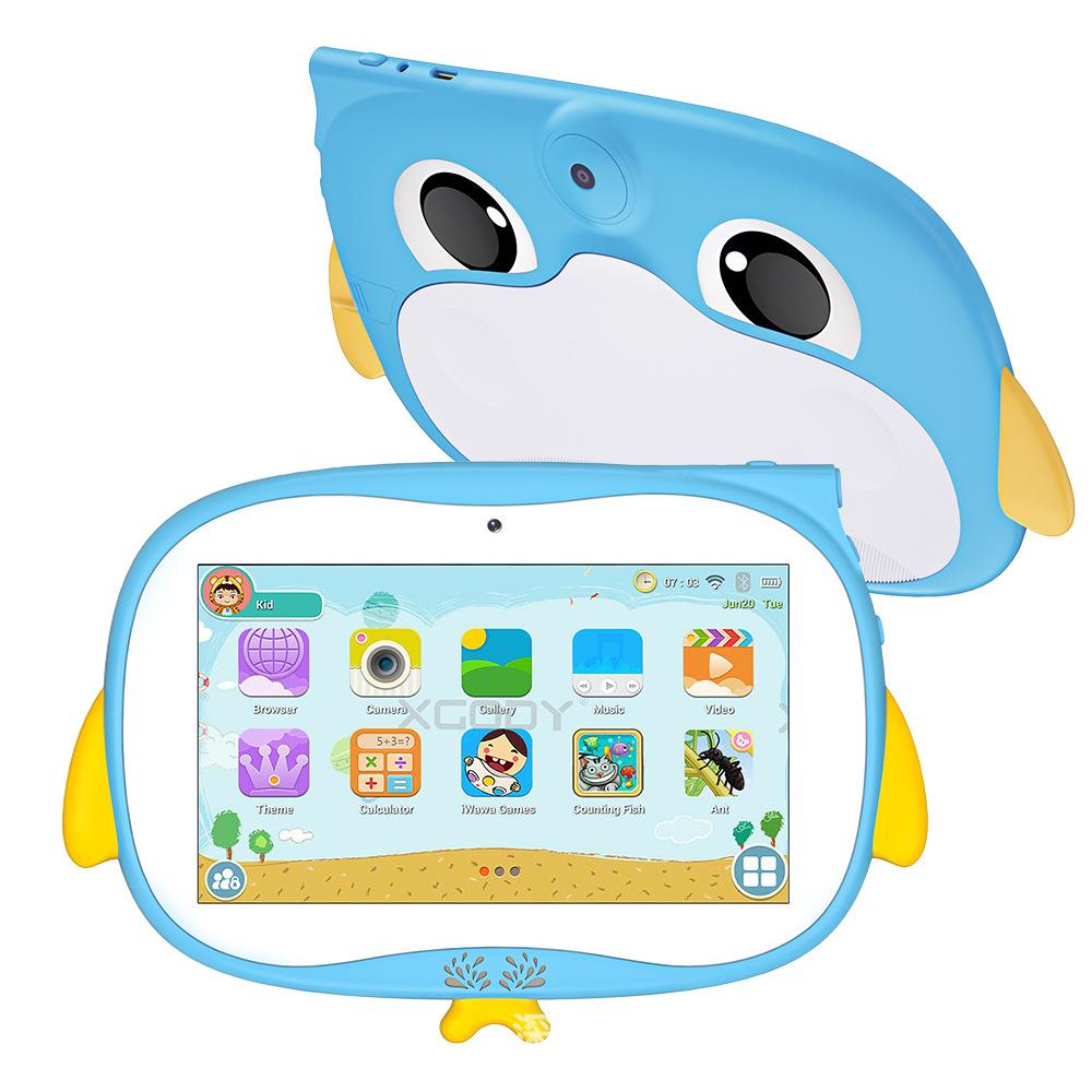 

7-Inch HD Q10 Child s Educational Cartoon Penguin Tablet UK Plug