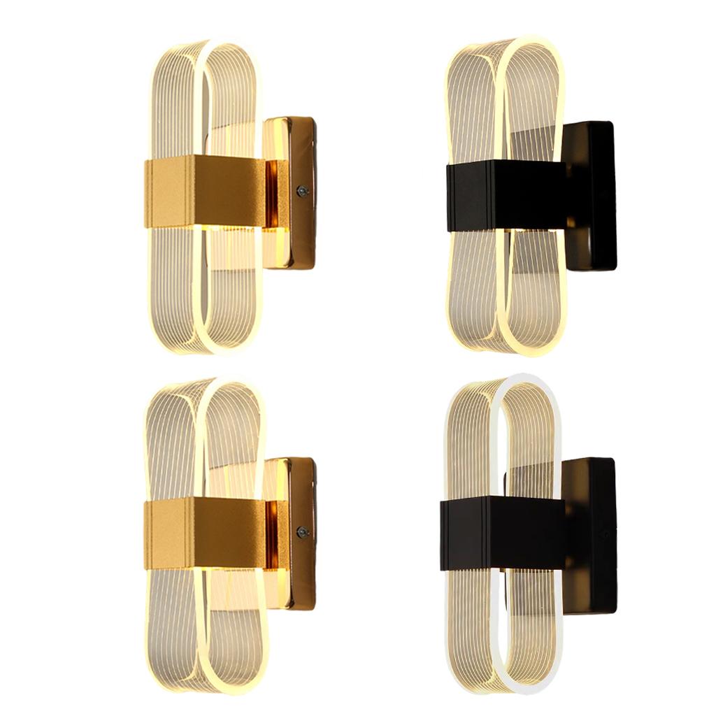 Acrylic Modern LED Wall Sconces Lamp Mounted Creative Light Stairway Hallway Cafes Fixtures for