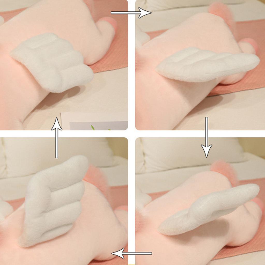 Süßes und entzückendes liegendes Pferd Plüschtier, Pferdepuppe, schlafendes und tröstendes Stofftierpuppe