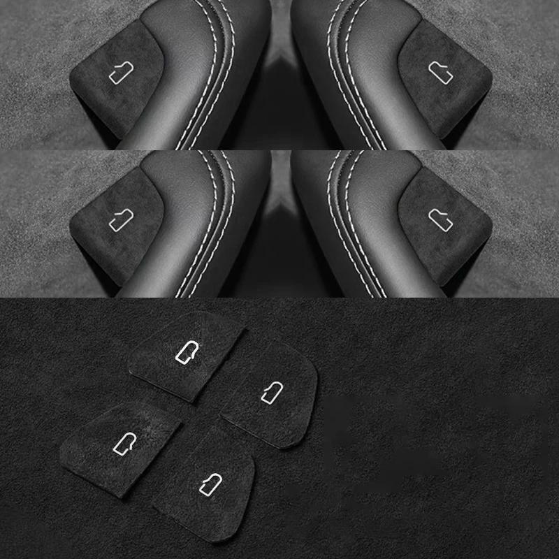 Car Open Door Button Stickers For Tesla Model 1 Y Juniper Highland Armrest Window Lift Button Switch Interior Accessories