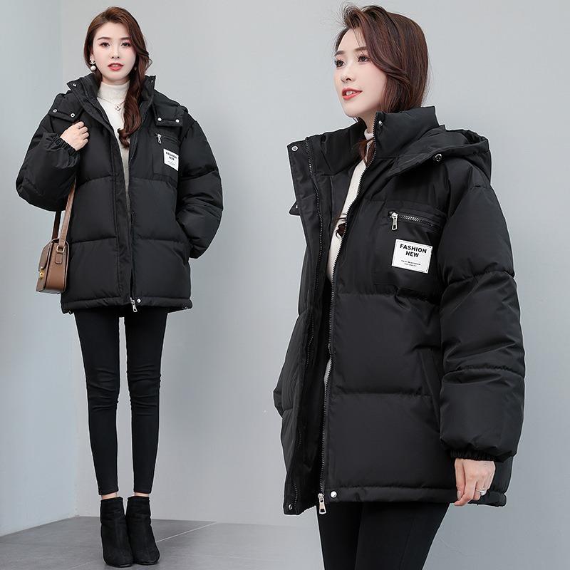Bread Clothes Short Down Cotton-padded Clothes Women's New Trendy Loose Autumn and Winter Clothes Large Size Thickened Padded Jacket