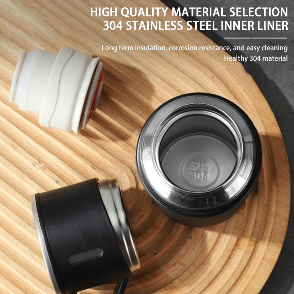 Simple Stainless Steel Insulated Water Bottles Set Rustproof Stainless Steel Vacuum Flask Coffee Tumblers Perfect Gift Idea