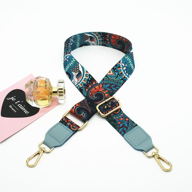 Colorful Bag Straps Nylon Crossbody Messenger Detachable Adjustable Handbag Shoulder Strap Women Purse Belt Accessory 3.8cm Wide