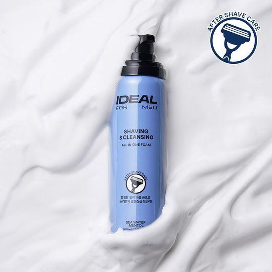 Ideal for Men Shaving & Cleansing All-in-One Foam 100mL