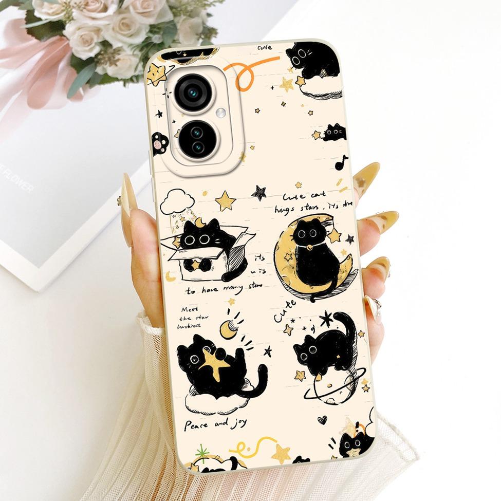 Phone Case For Tecno Spark 9T KH6 Casing For Techno Spark 9T Cover Luxury Fashion Funny Cute Cat Cool Painted