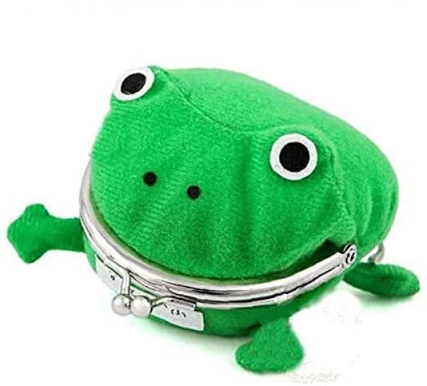 Cute Green Frog Coin Pouch Cosplay Props Plush Purse Wallet for Naruto Lovers and Cosplay Women Wallet Durable and Nice
