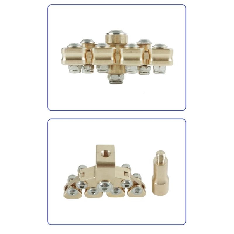 Efficient Fret Press Head Instrument for Guitar Repair Brass Construction Ensuring Smooth Quick Installation Process