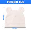 6pcs Infant Beanies Hats Breathable Cotton Spring Hat Newborn Hospital Hat Suitable for Newborns Aged 0 To 2 Months