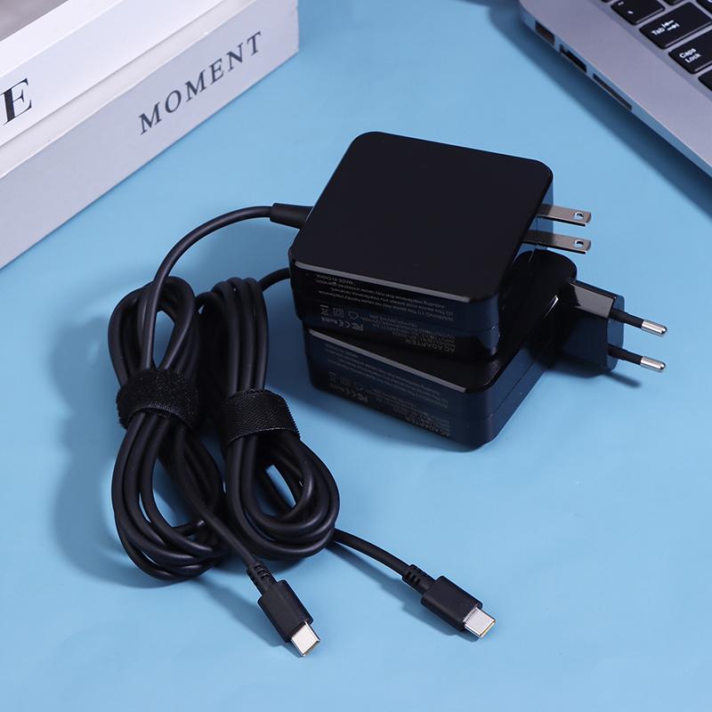 Spina UE USA 65W 20V 3.25A Tipo-C USB C Caricabatterie per Telefono PD Laptop Adattatore di Alimentazione AC per Laptop di Varie Marche