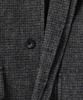 Musinsa Standard Wool Blend Tweed Oversized Half Balmacaan Coat [Grey]