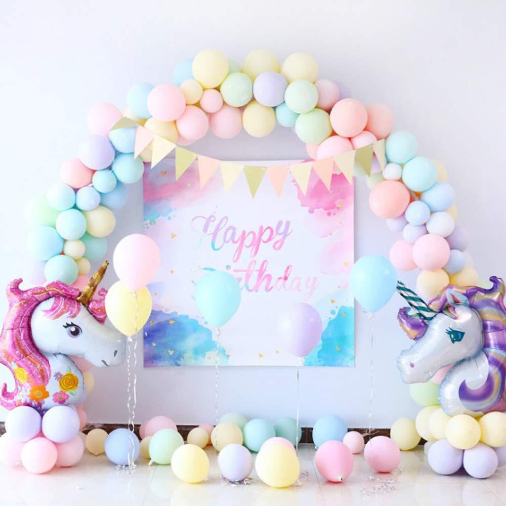 5 Inch Round Macaron Thickened Latex Balloon, Small Birthday Party Wedding Decoration Opening Balloon