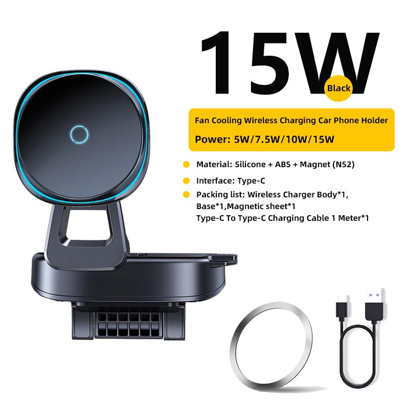 

Car Phone Holder Mount for Tesla Model Y Junipe Model3 Highland Cold air low Temperature Charg Magnetic Car Phone Support Frame