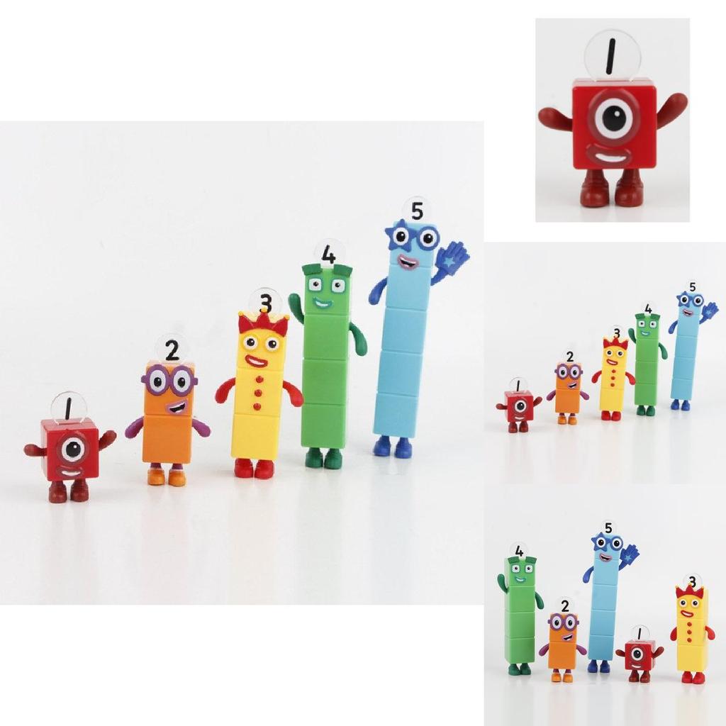 Numberblocks Colorful Building Blocks Cute Transformable Figures For Kids Playtime