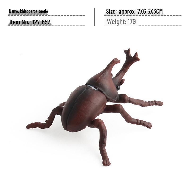 Cross-Border Children's Cognitive Insect Model Toy Set