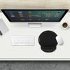 Comfortable Memory Foam, Ergonomic Business Wrist Rest Mouse Pad, Desk Mouse Wrist Support, Notebook Hand Rest Medium Size Thick Palm Pad Black 3624