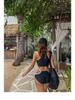 2023 High Waist Tummy Control Cutout Bikini: Push-up, Solid Color, Vacation-Ready Swimsuit for Women