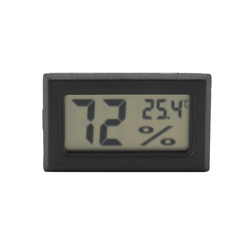 

Mini Size Digital Hygrometer Digital Display Embedded Design Humidity Meter ℃Temperature Unit Thermometer Hygrometer чорний
