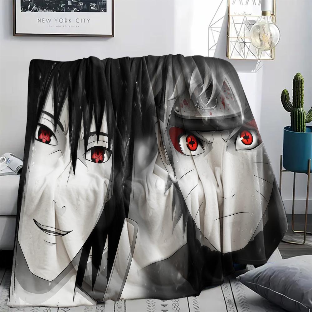 1PC Naruto Patterned Flannel Blanket Suitable For All Seasons For Home Decor Warmth And Comfort Gifts Holiday Present