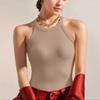 Women's Back Underwear With Chest Cushion Sleeveless Bottom Hanging Neck Tank Top