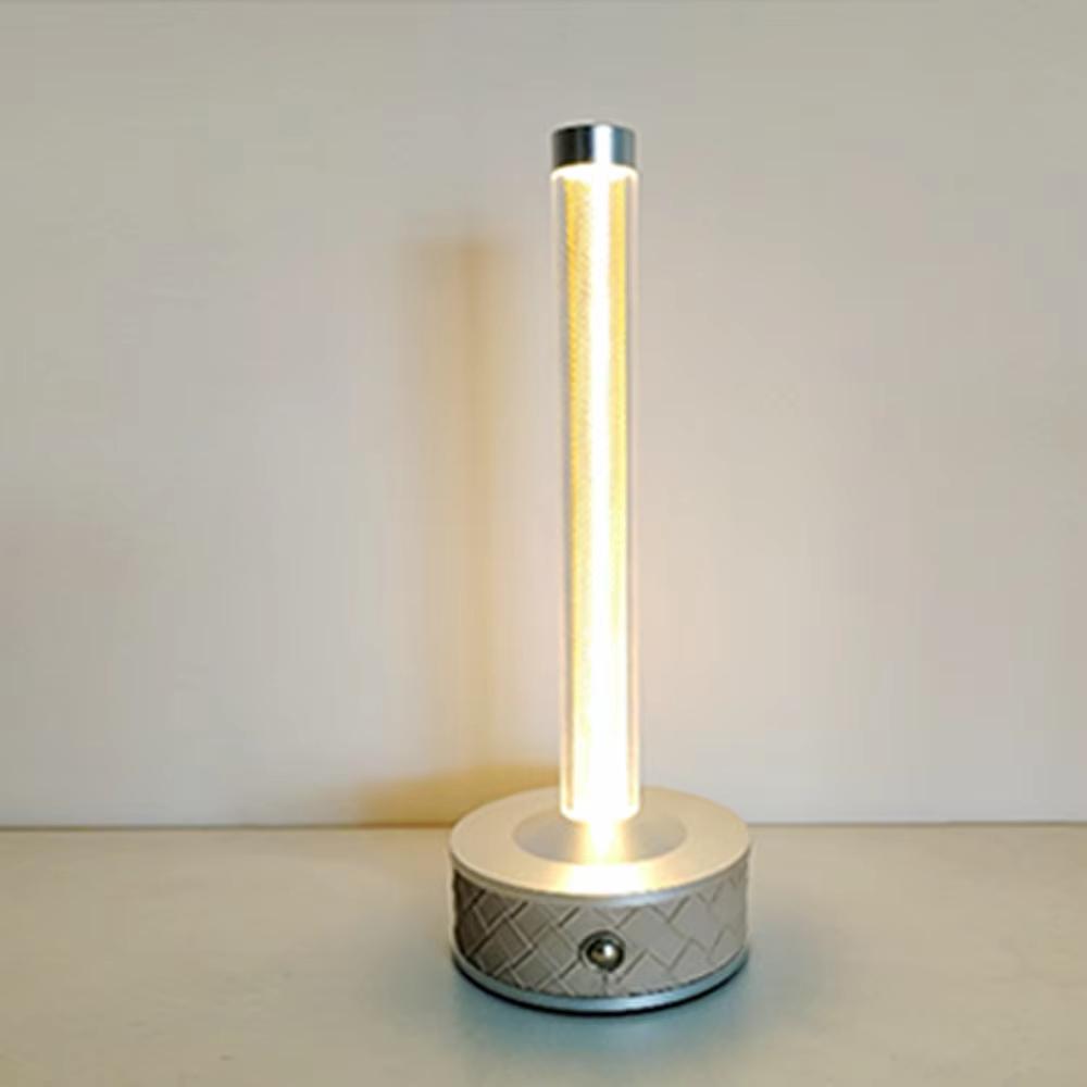 

Новый перезаряжаемый ночник для помещений, портативный атмосферный свет для кемпинга, настольная лампа с квантовым проводом, роскошный декоративный светильник для бара и ресторана грязно-белый