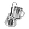 Moka Pot with Single Spout DIY Tube Coffee Pot Cup Set Outdoor Camping Coffee Maker Appliances Tools