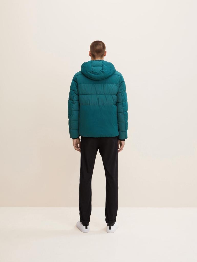 Winter Jacket Tom Tailor Puffer Jacket with Detachable Hood (1032481) Dark Green Lake