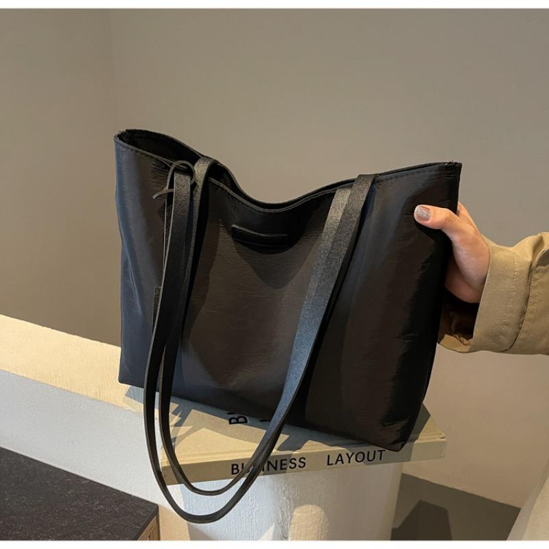 Women's New Nylon Casual Bag Large Capacity Work School Commuter Tote Bag Korean Minimalist Shoulder Bag