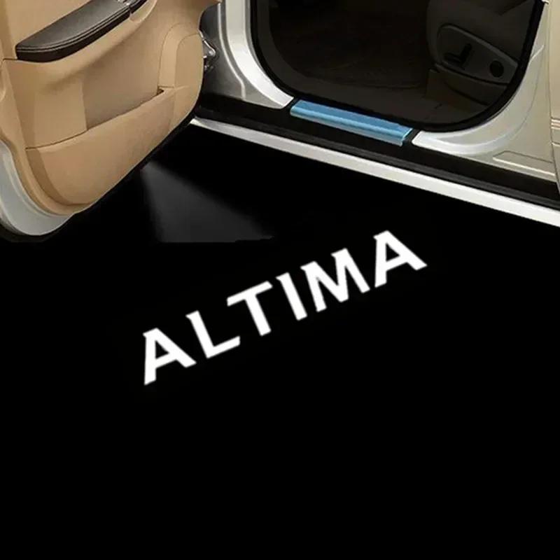 

2PCS HD Car Door Led Welcome Laser Projector Logo Ghost Shadow Wireles Light For Altima 2005-2016 2017 2018 2019 2020 2PCS