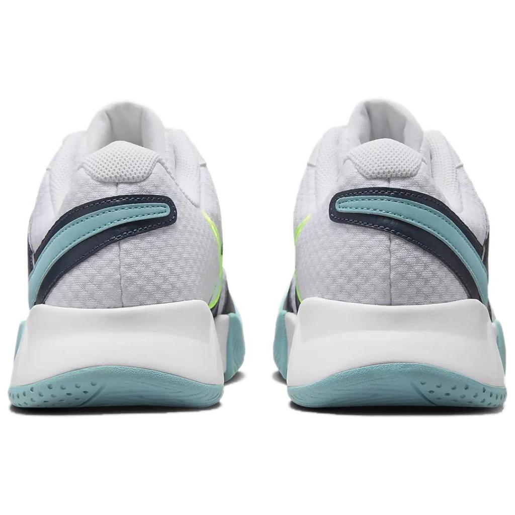New Nike Court Lite 4 Abrasion Resistant Low Top Tennis Shoes Men's White Blue FD6574-101