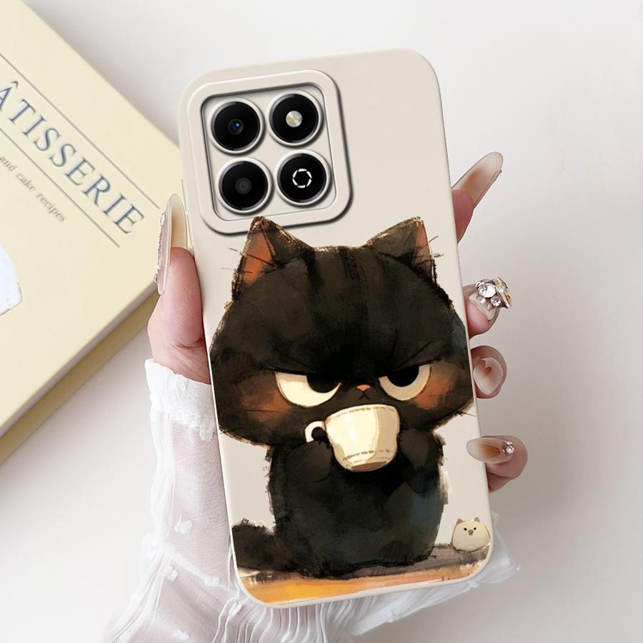For Honor X6a Case WDY-LX1 Capa Cute Cartoon Soft Silicone Cover For HonorX6a X 6B X6 b Shell Matte Len Proective Phone Fundas