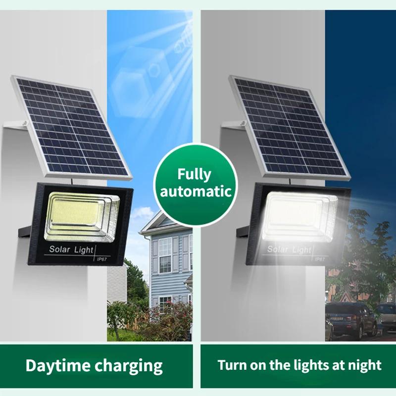 Solar Lights Outdoor Garden LED Refletor Garden Buildings Sunlight IP67 Waterproof Lamp Spotlight Emergency Lighting Wall Light