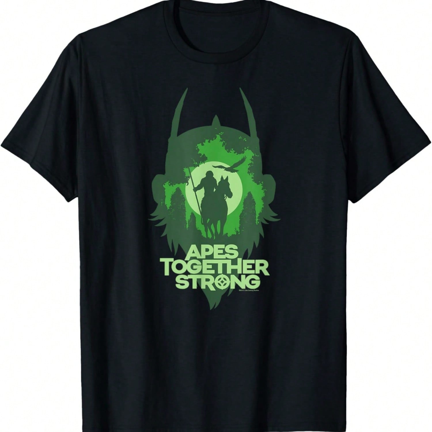 Kingdom Of The Planet Of The Apes Logo And Noa With Eagle T-Shirt S разноцветный