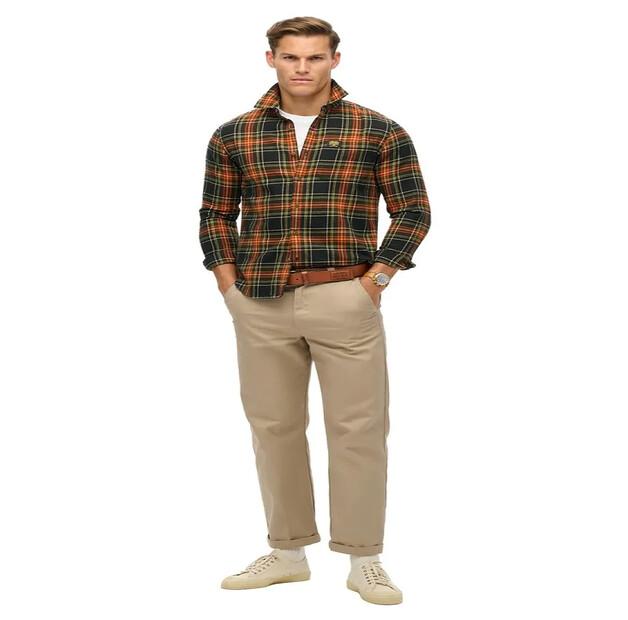 Superdry Lumber рубашка с длинным рукавом