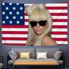 L-Lady G-Gaga Sänger Flagge Outdoor Camping Bar Picknick Party Heimdeko Banner