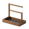 Jewelry Organizer Wooden Stand with Tray Desktop Bracelet Display for Dresser, Vanity,