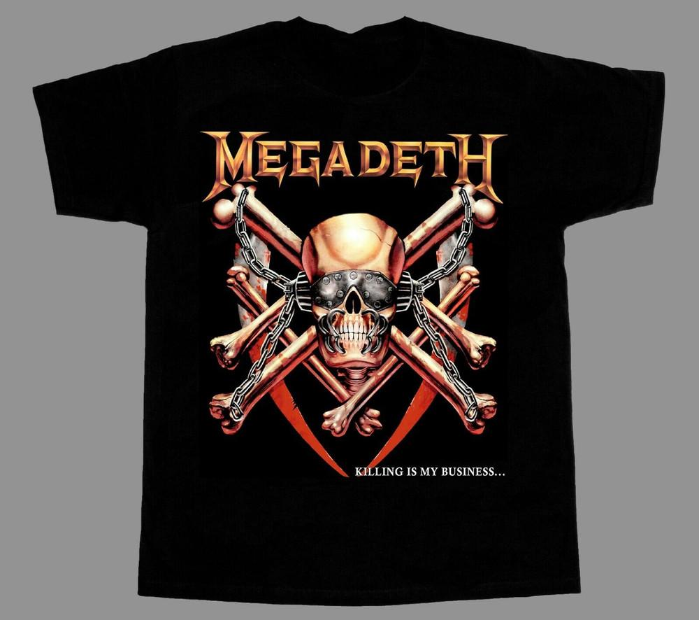 Megadeth Killing Is My Business Album T shirt Short Sleeve Men  All Size S-4XL Unisex T-Shirt M