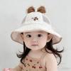 Summer Baby Girl Mesh Bucket Hat With Bow Large Brim Sun Protection Princess Infant Sun Hat For Outdoor