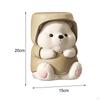 Adorable Bear Figurine Cabinet Decor Office Shelf Balloon Figure Resin Statue