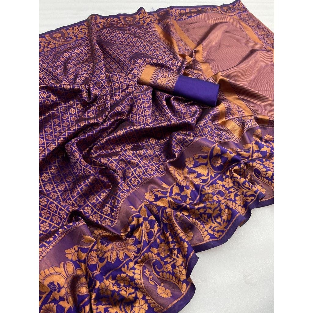 This Beautiful Saree Is Elegantly Decorated with Gorgeous Solid Jacquard Weave That Gives a Perfect Look To the Outfit.
