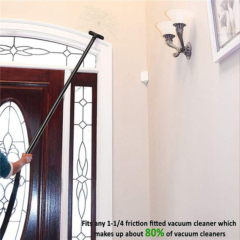 A84X-9Pcs 1.25 Inch Vacuum Accessories And Attachments Extension Wands For Shop Vac Extension Wand Attachment Vacuum Pipe