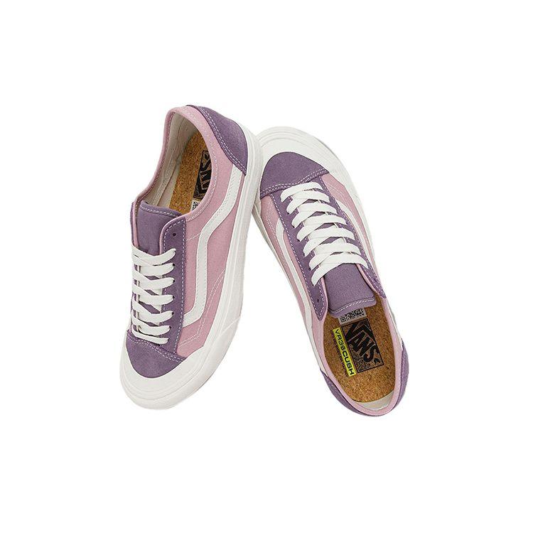 Vans Style 136 Versatile Warm Waterproof Low-Top Skate Shoes Unisex Sneakers Purple VN0A4BX9LVN